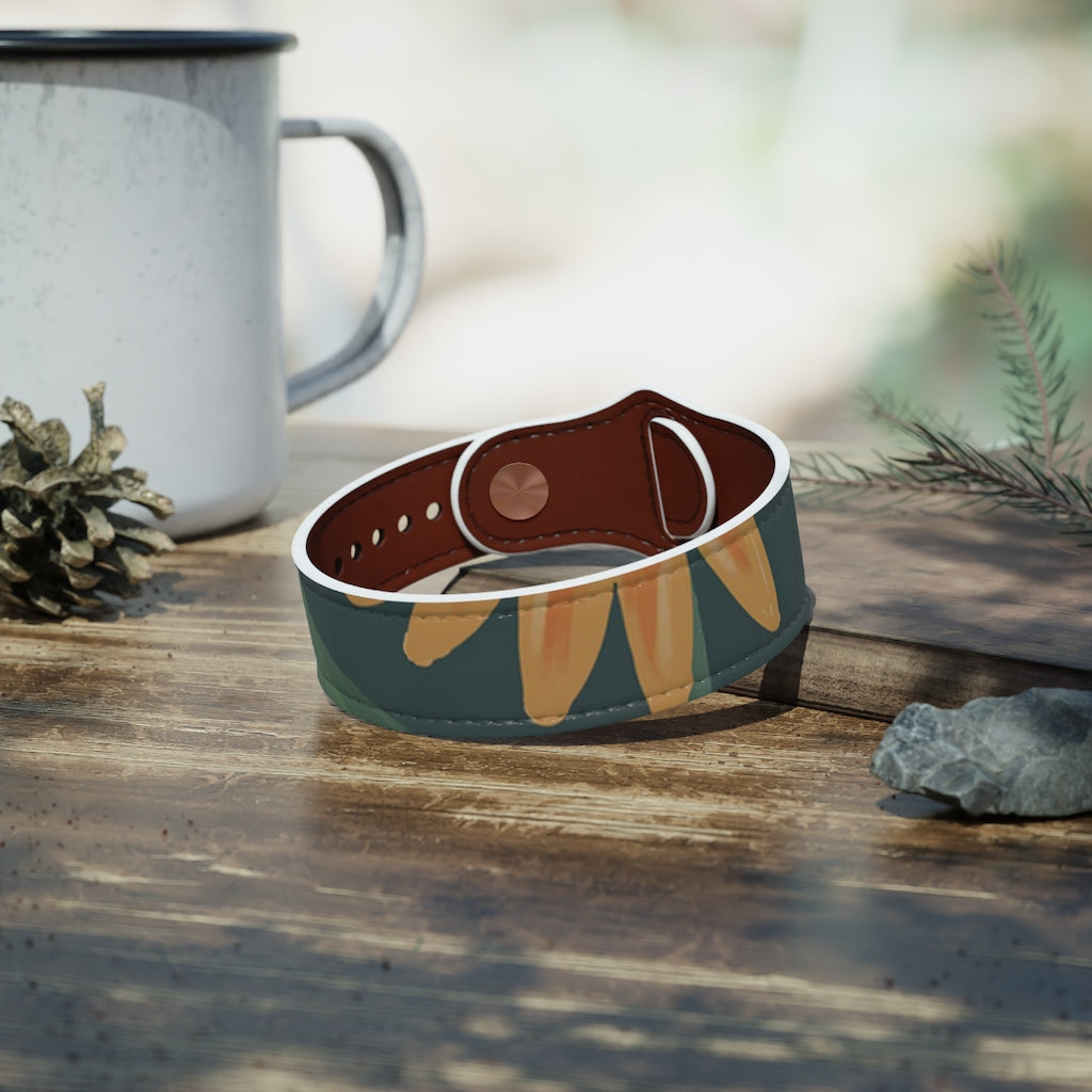 Vegan Leather Wristband