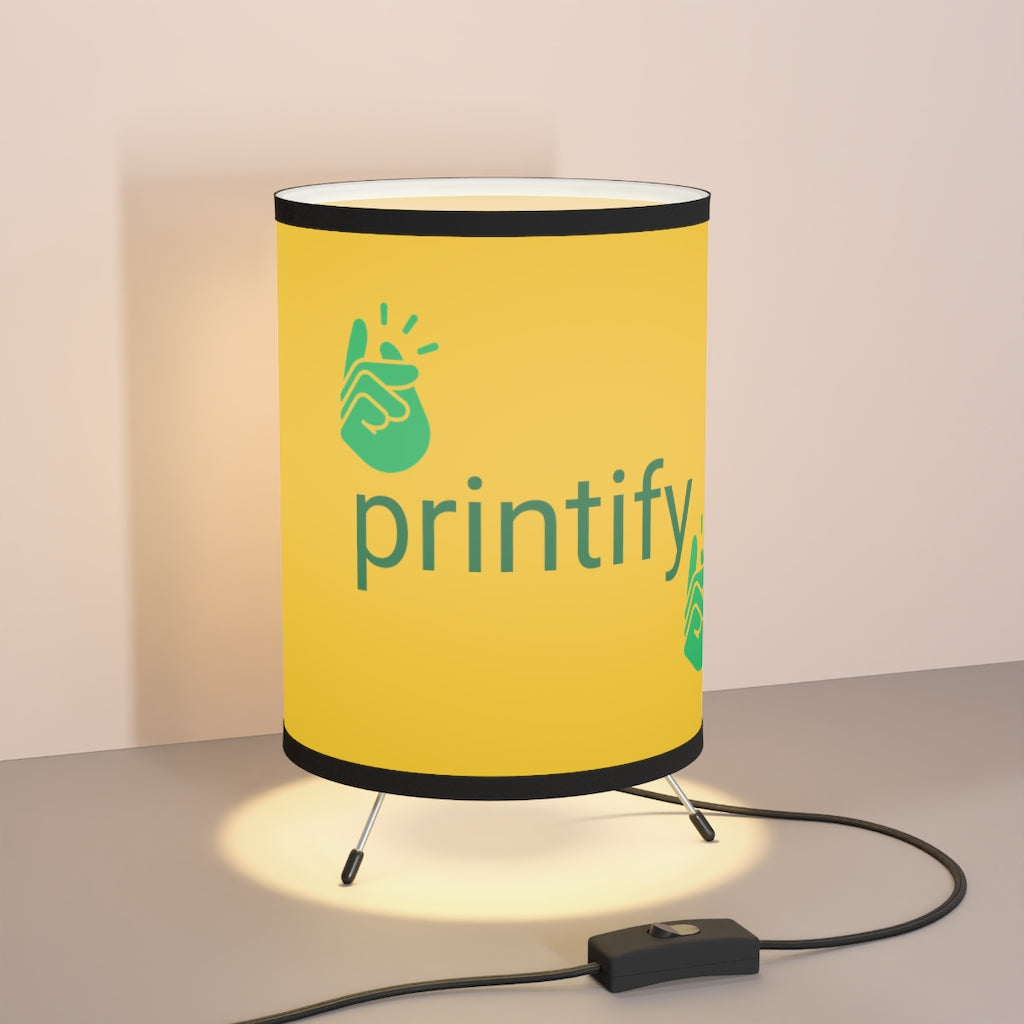 Tripod Lamp with Shades, Silver