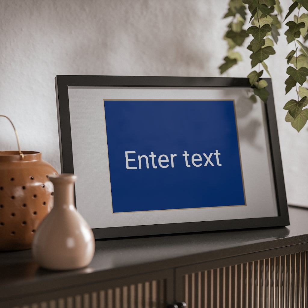 Framed Prints, Black