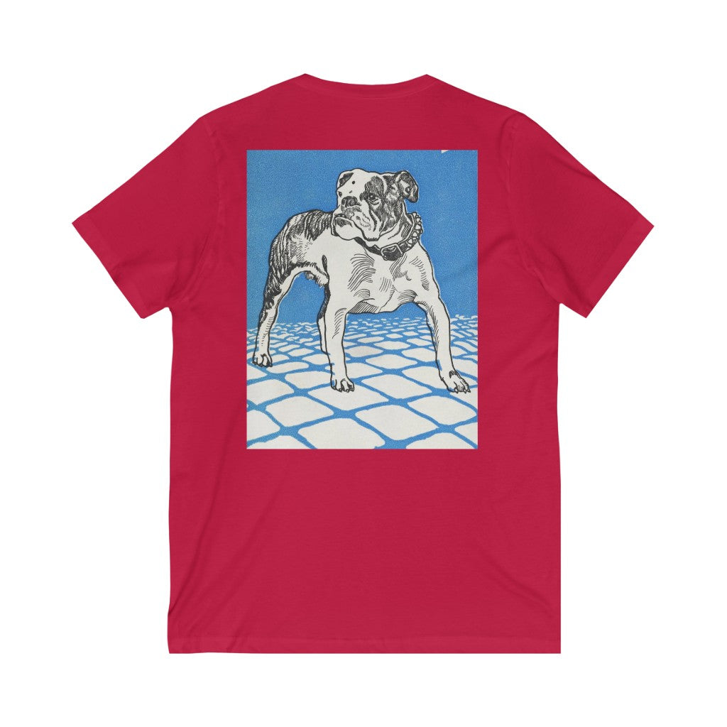 Unisex Jersey Short Sleeve V-Neck Tee