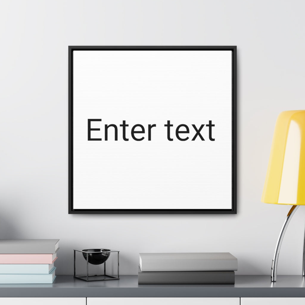 Gallery Canvas Wraps, Square Frame