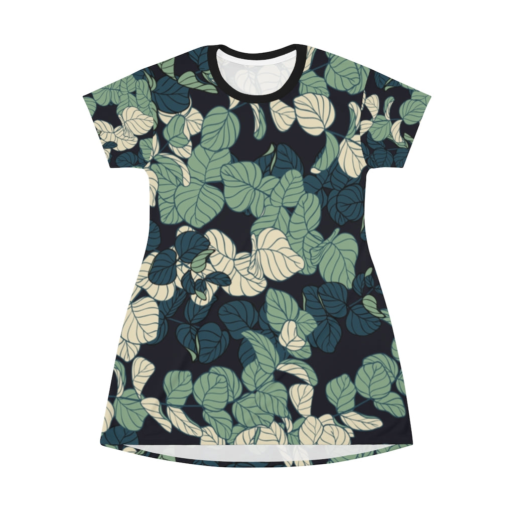 All Over Print T-Shirt Dress