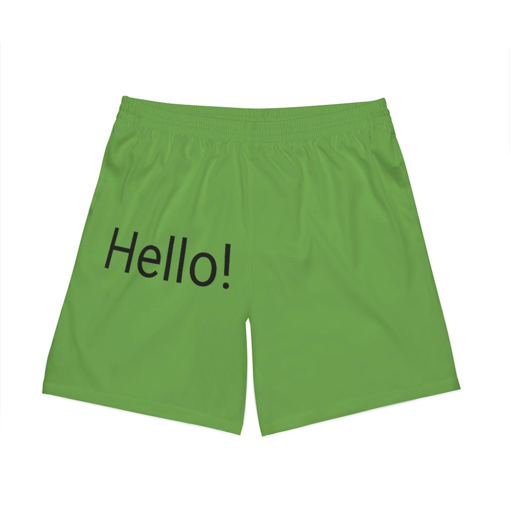 Men's Elastic Beach Shorts (AOP)