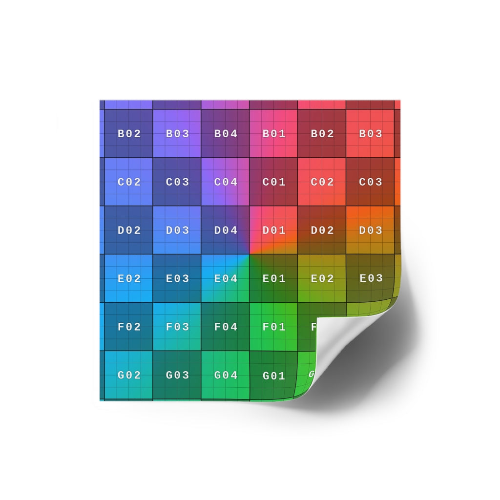 Laminate Stickers, Square