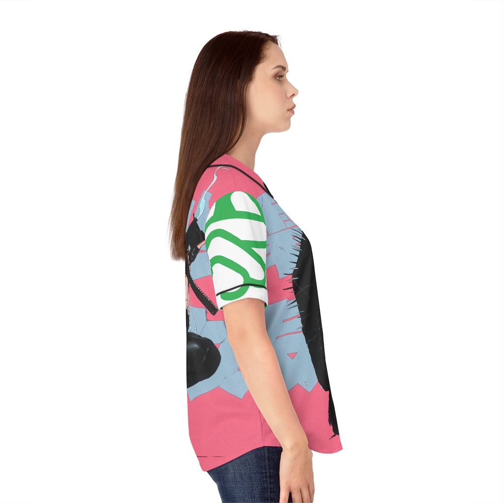 Women's Baseball Jersey (AOP)