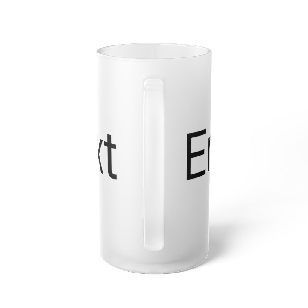 16 oz. Frosted Glass Stein