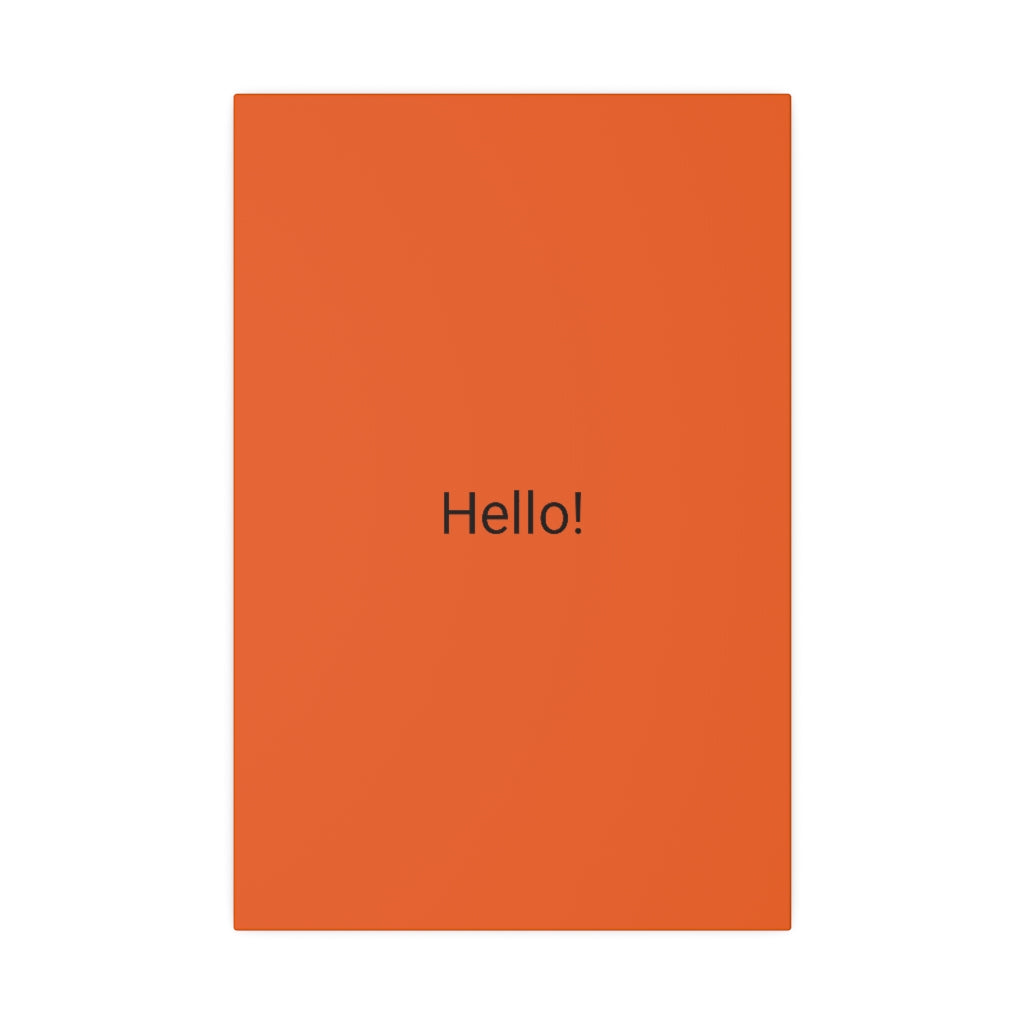 Matte Canvas, Stretched