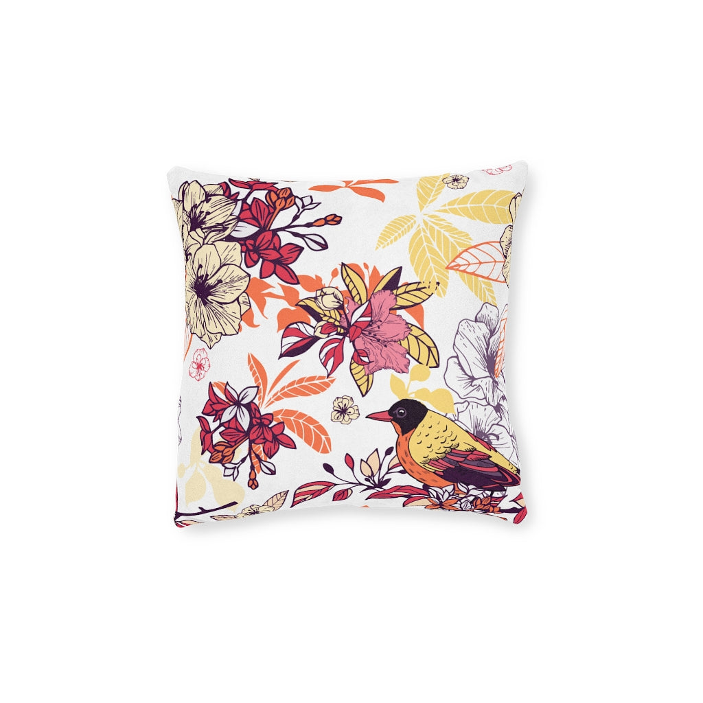 Square Pillow - White Back