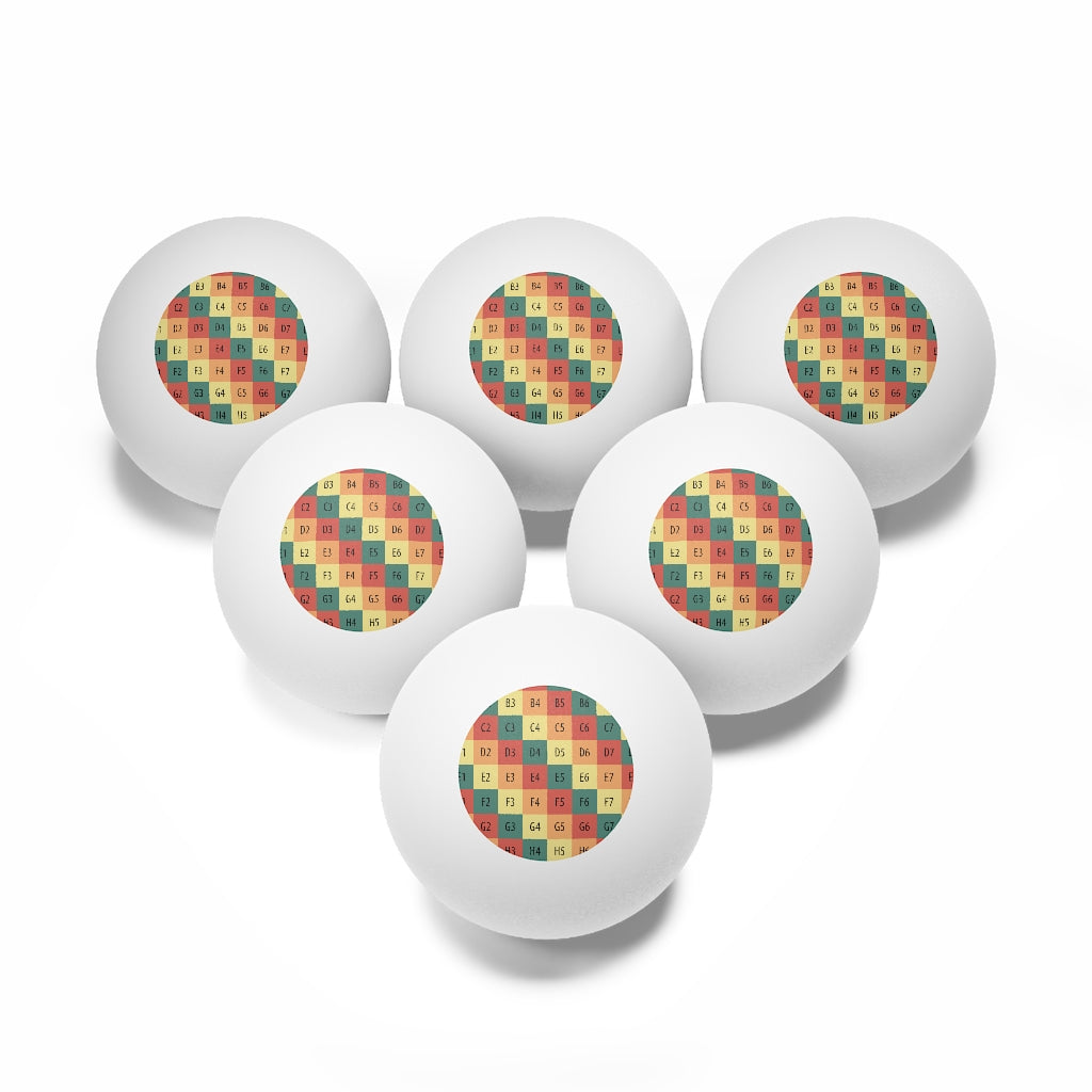 Ping Pong Balls, 6 pcs