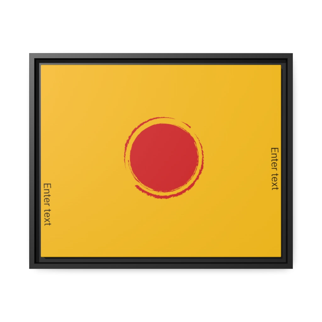 Matte Canvas, Black Frame