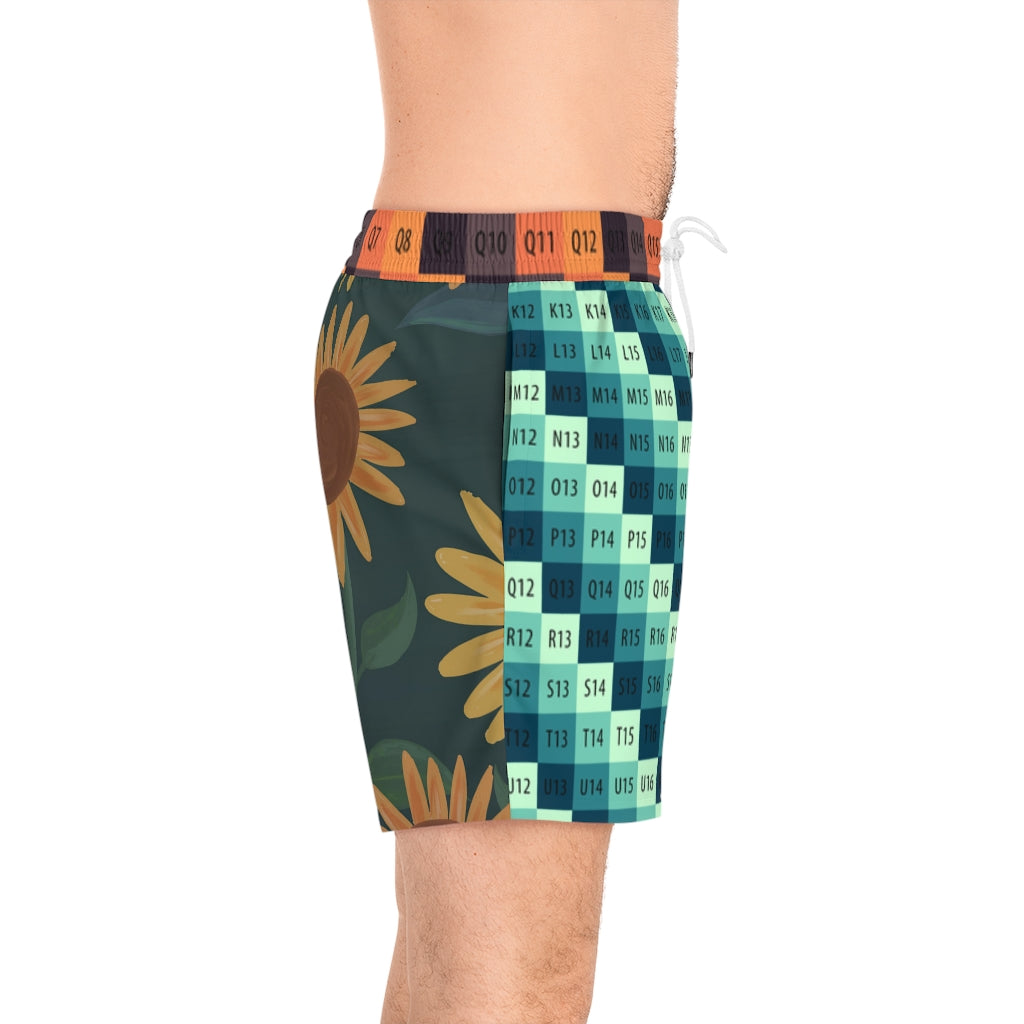 Men's Mid-Length Swim Shorts (AOP)