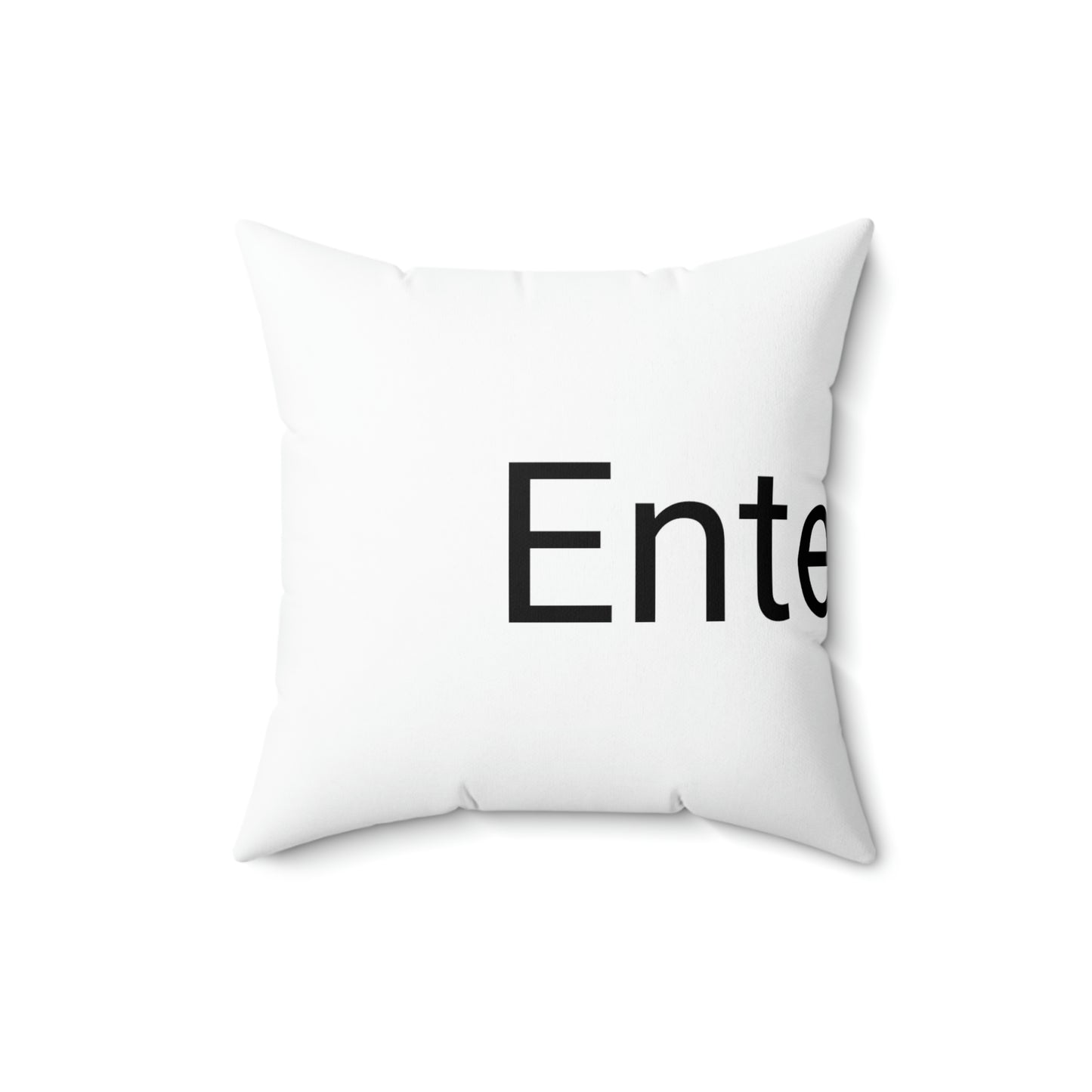 Faux Suede Square Pillow