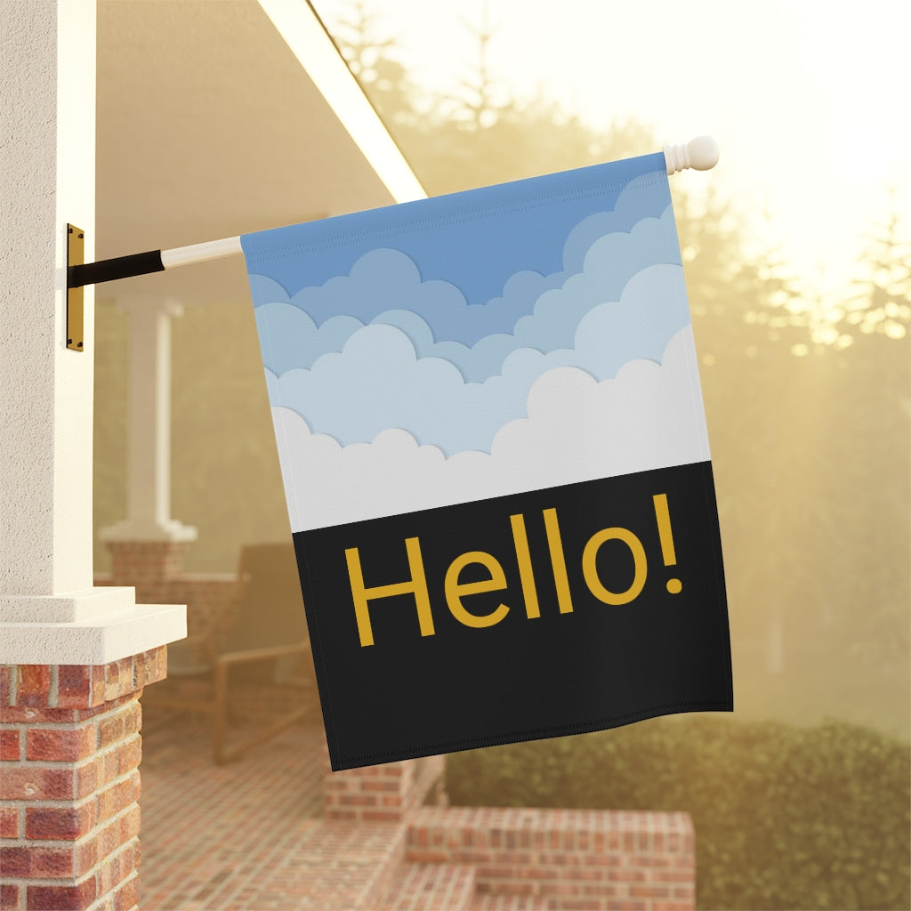 Garden House Flag (Front & Back Print)