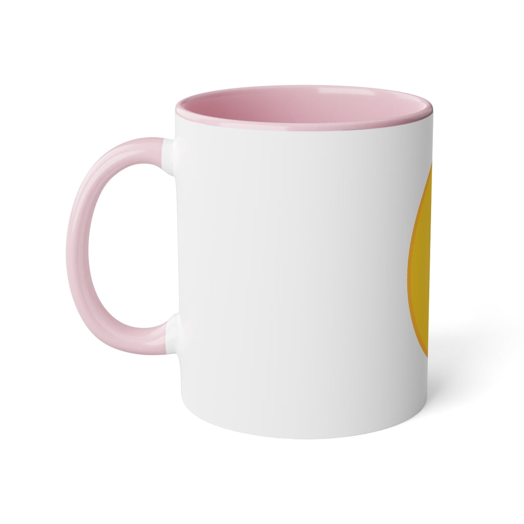 White Accent Mug, 11oz