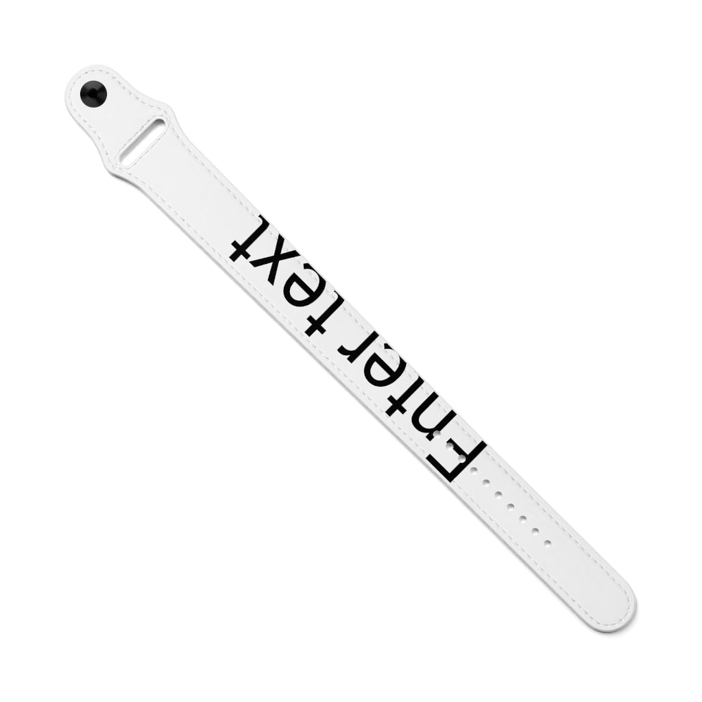 Vegan Leather Wristband