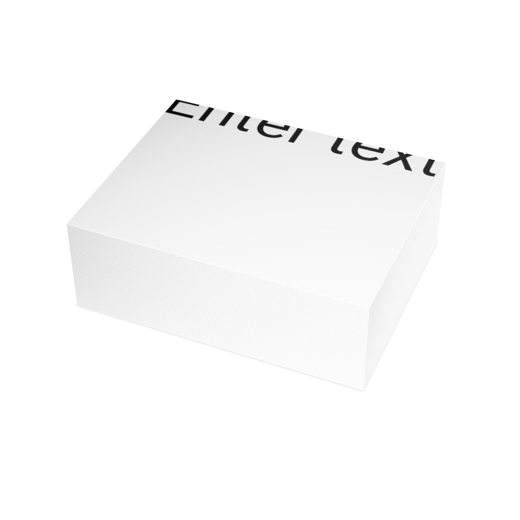 Folded Greeting Cards (1, 10, 30, and 50pcs)