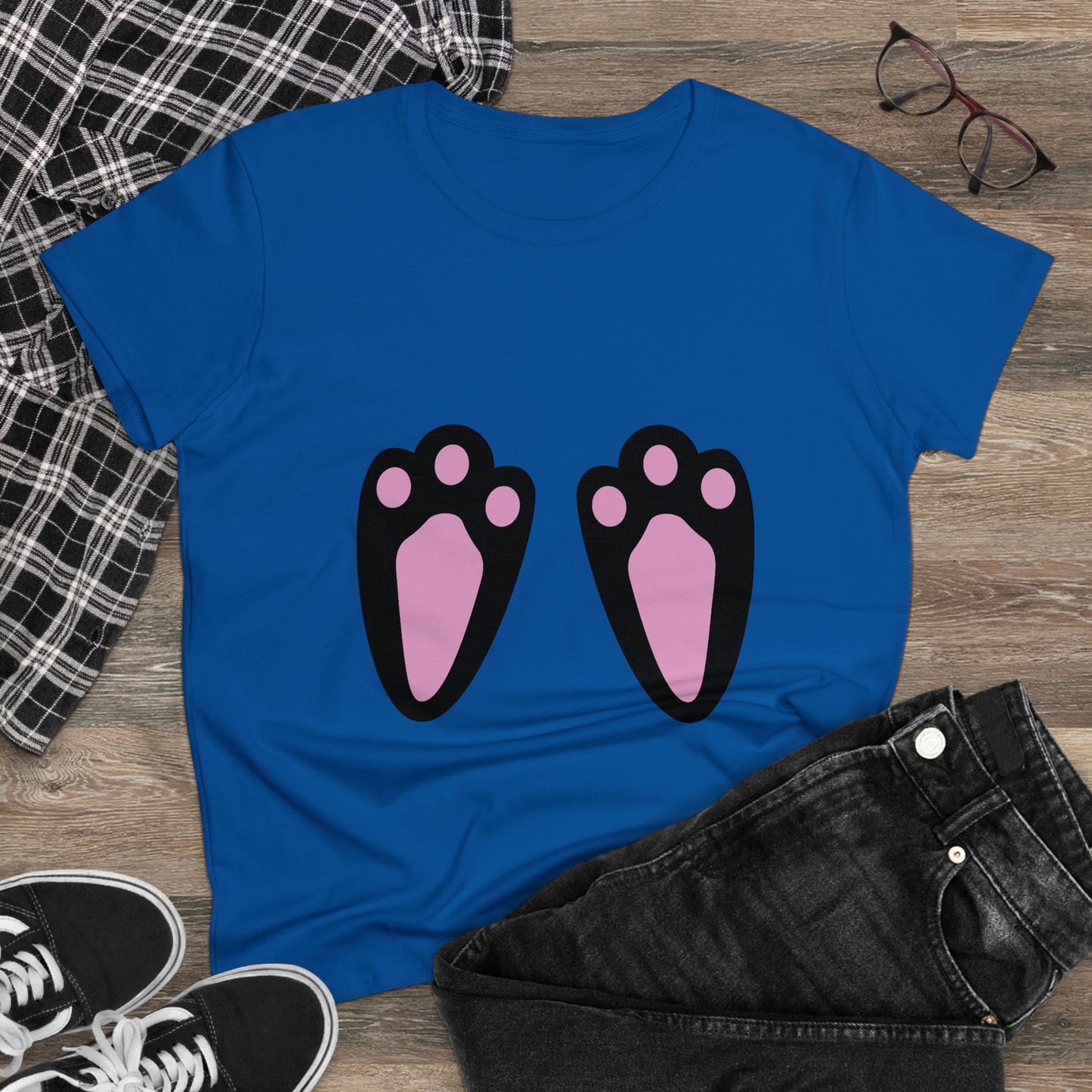 Custom Mockup - Women's Midweight Cotton Tee