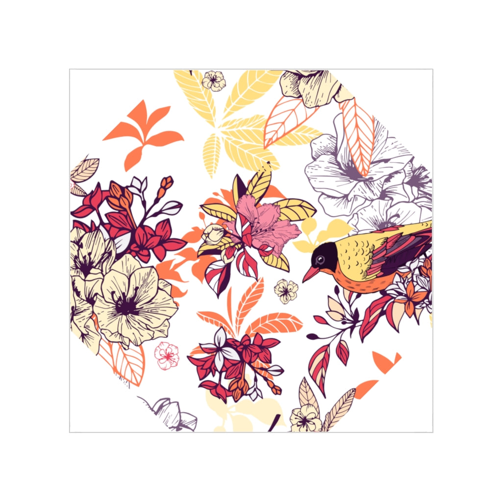 Transparent Outdoor Stickers, Square