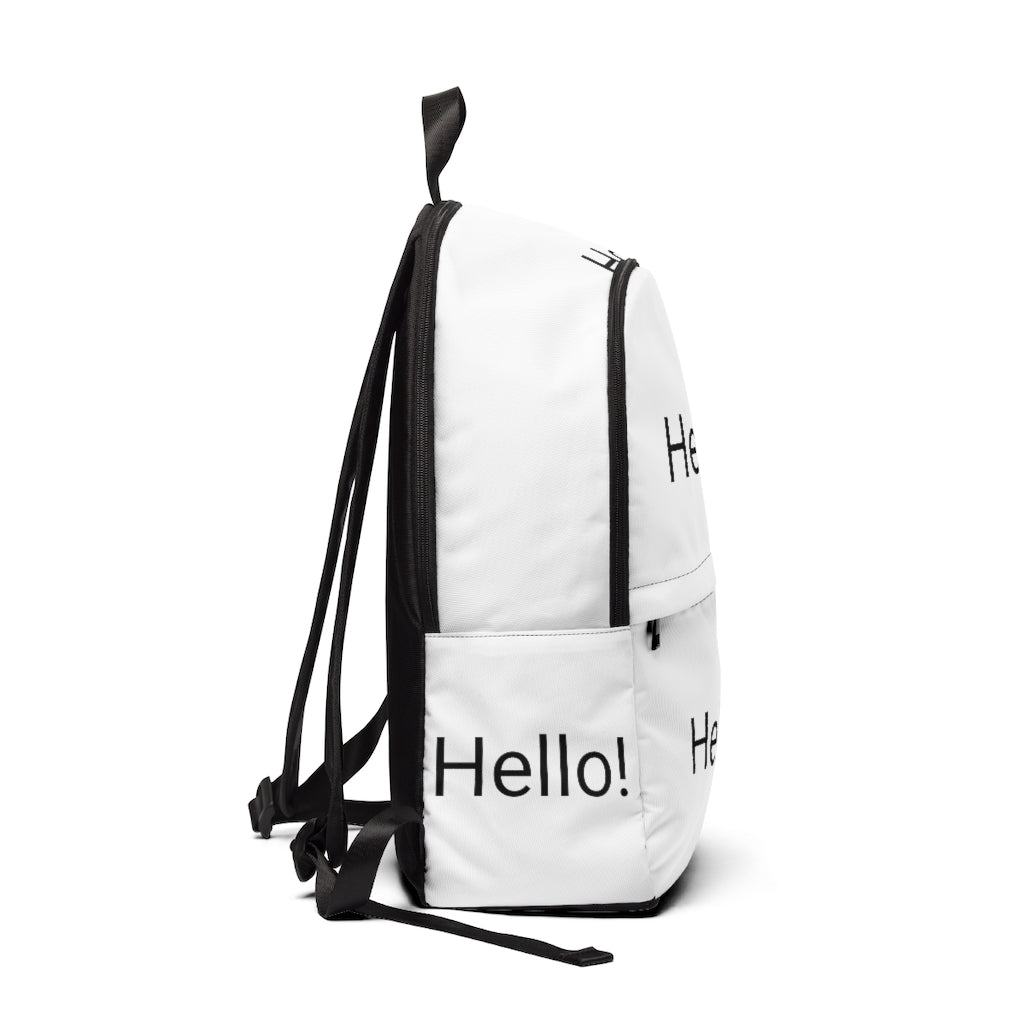 Unisex Fabric Backpack
