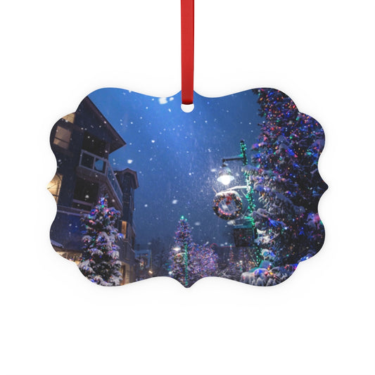 Metal Plaque Ornament