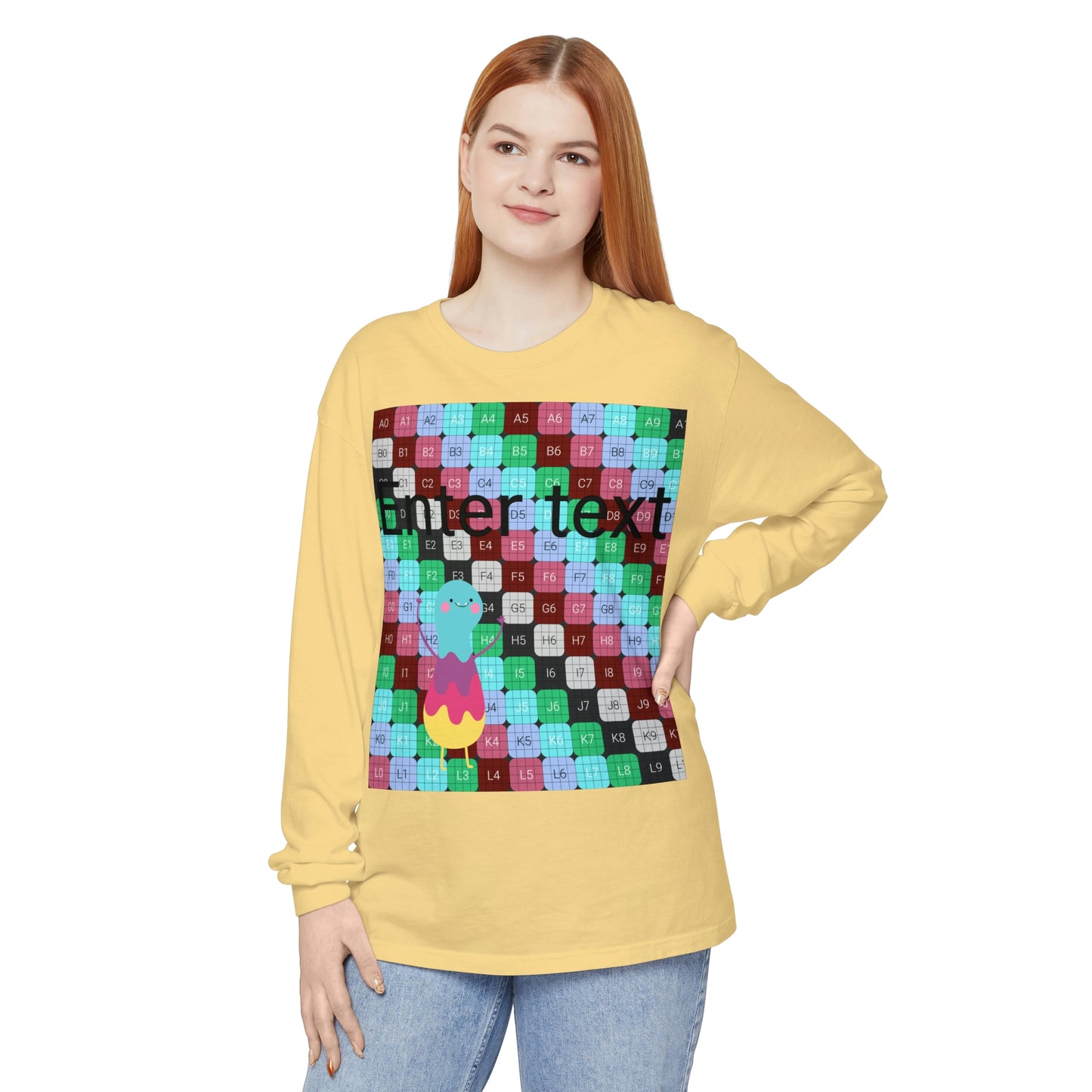 Unisex Garment-dyed Long Sleeve T-Shirt