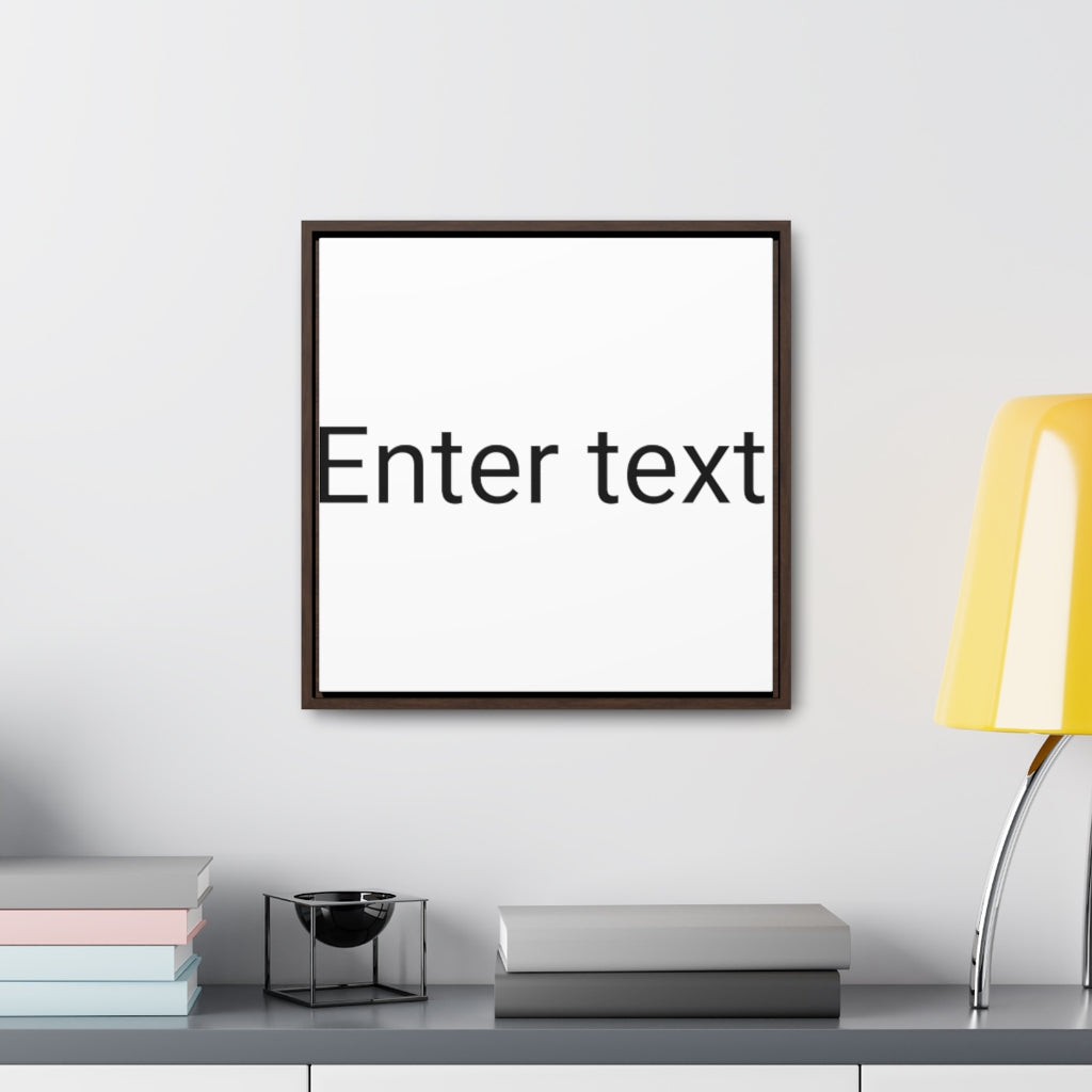 Gallery Canvas Wraps, Square Frame