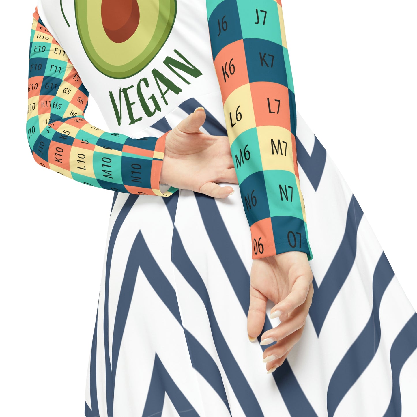 Women's Long-Sleeve Dance Dress