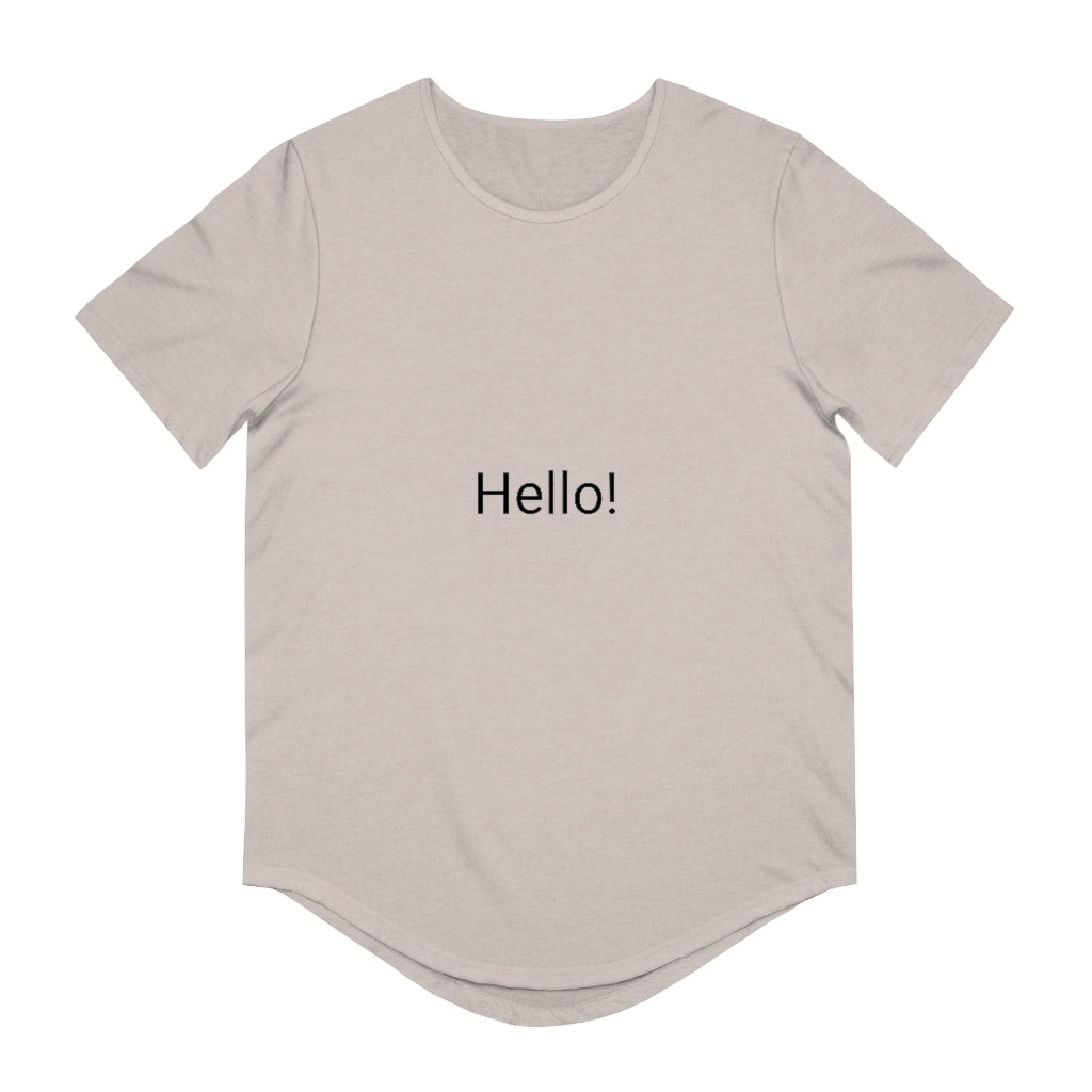 Men's Jersey Curved Hem Tee