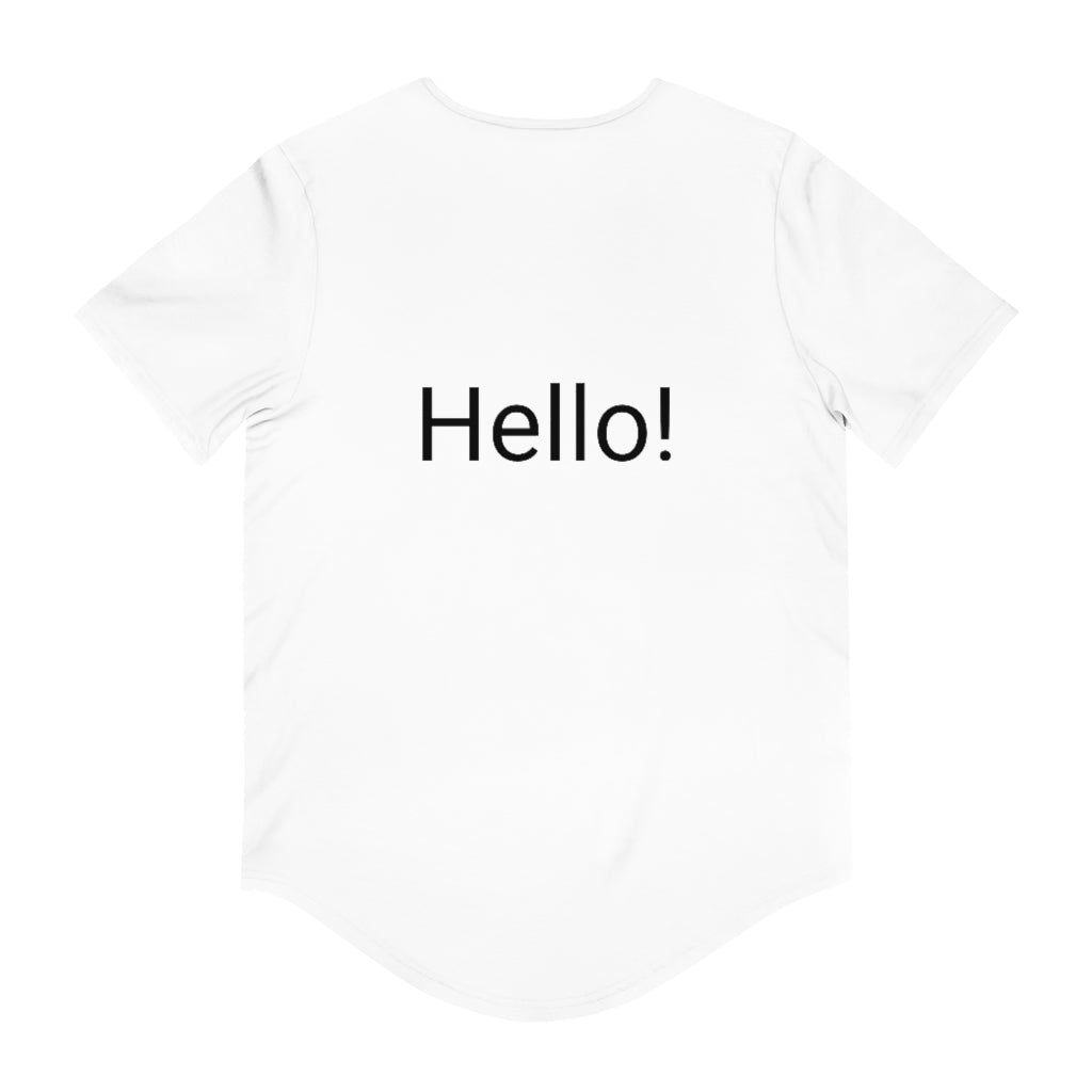 Men's Jersey Curved Hem Tee