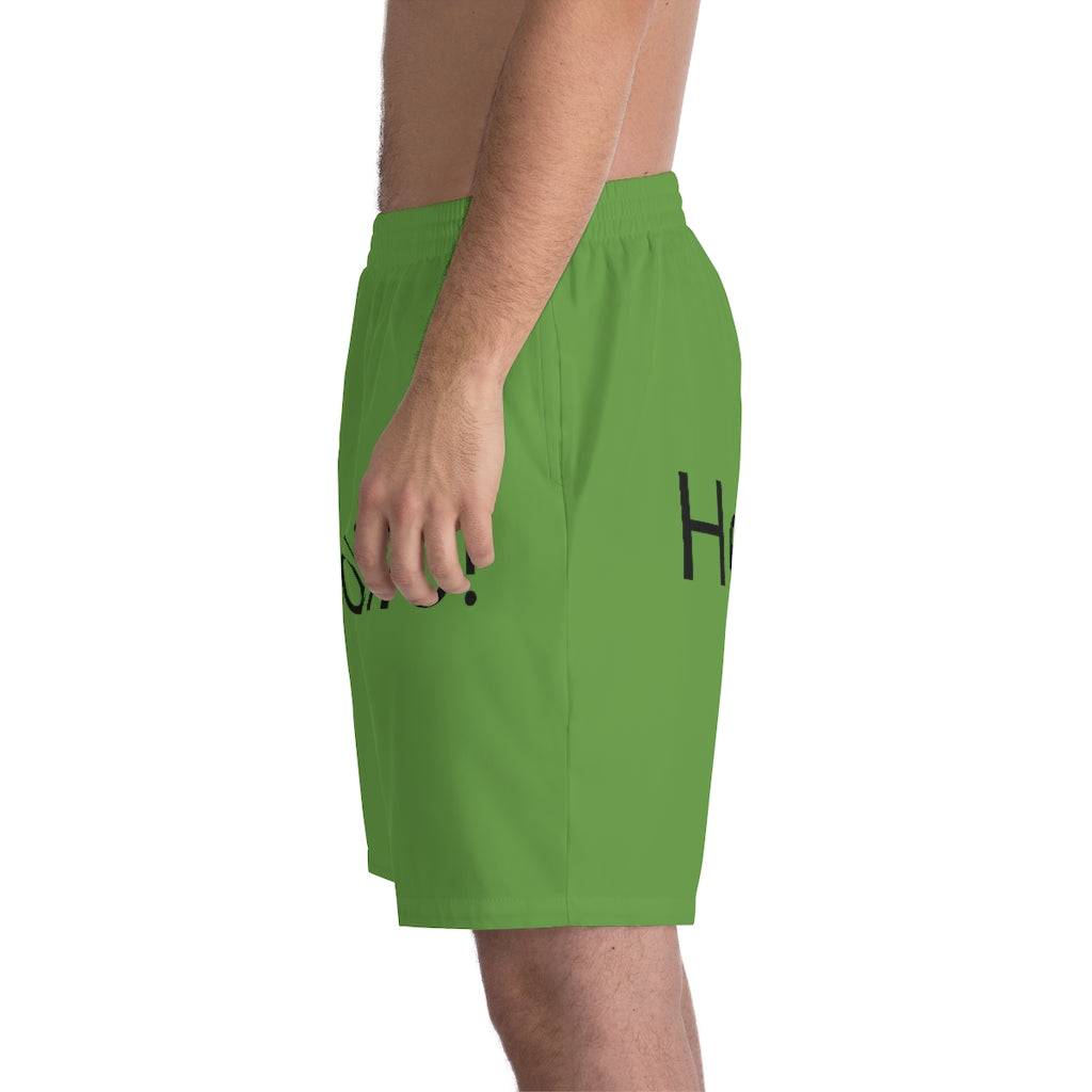 Men's Elastic Beach Shorts (AOP)