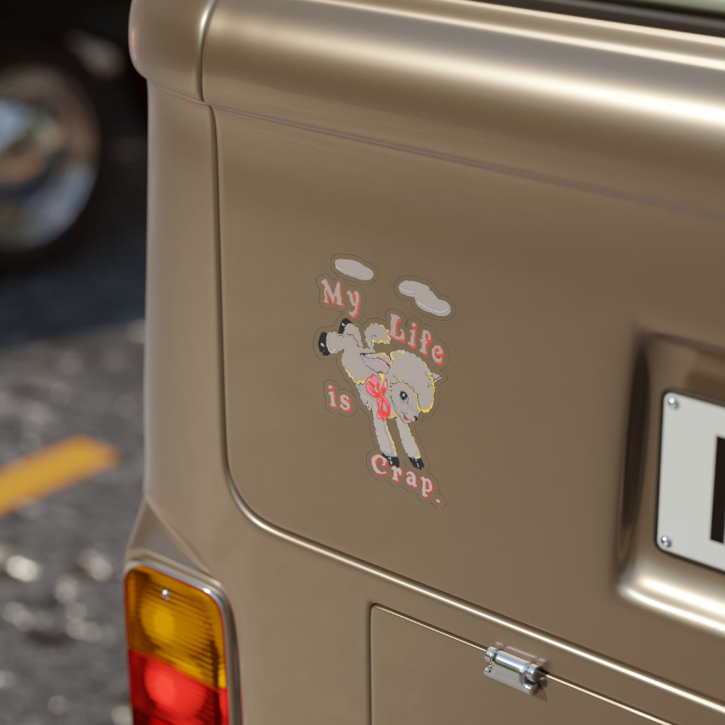 Transparent Outdoor Stickers, Die-Cut