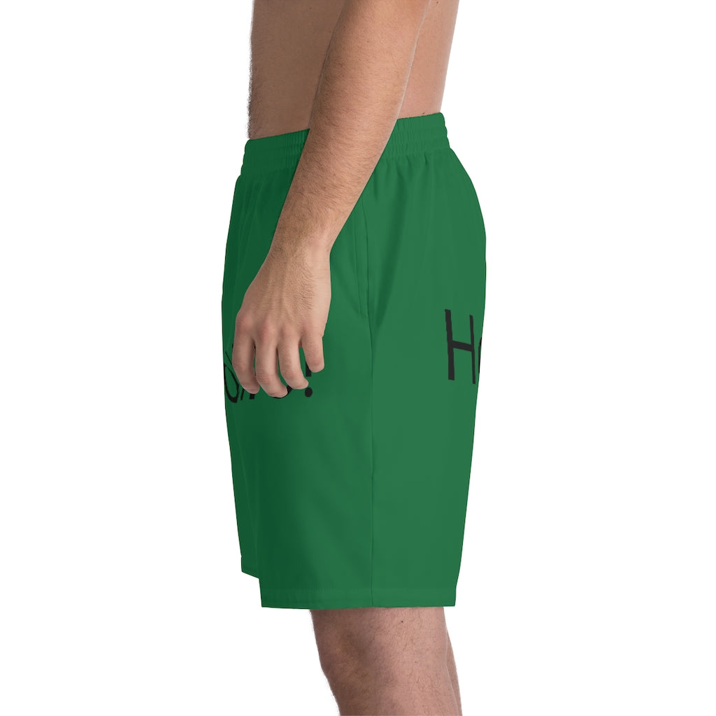 Men's Elastic Beach Shorts (AOP)
