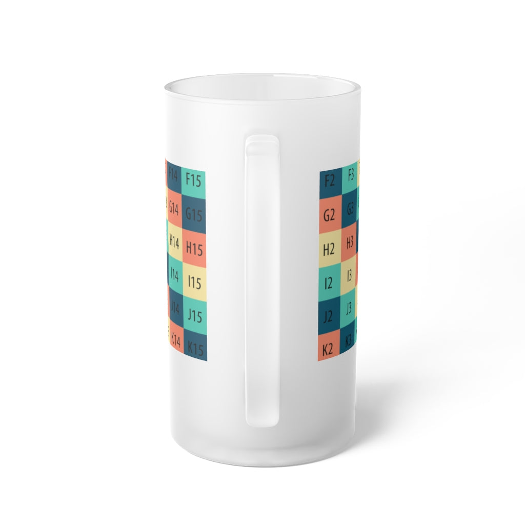 Frosted Glass Beer Mug