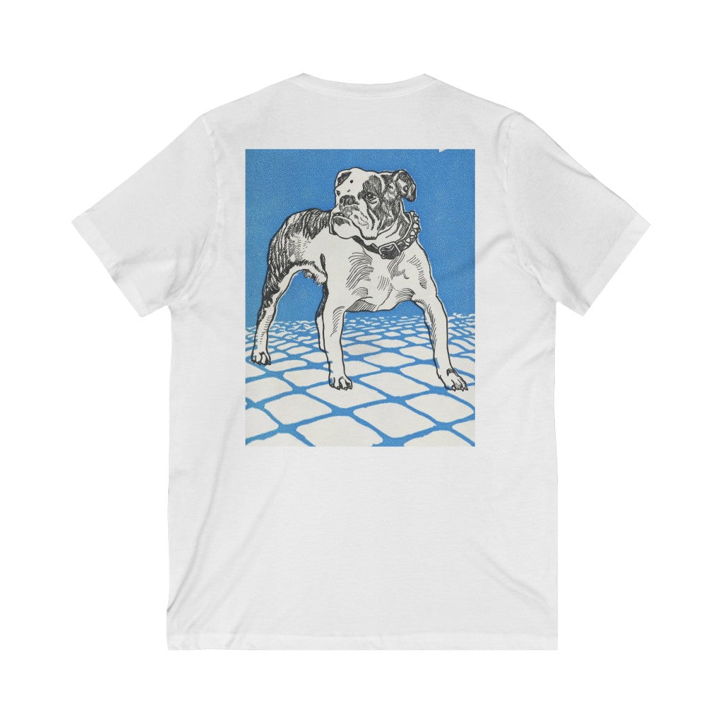 Unisex Jersey Short Sleeve V-Neck Tee