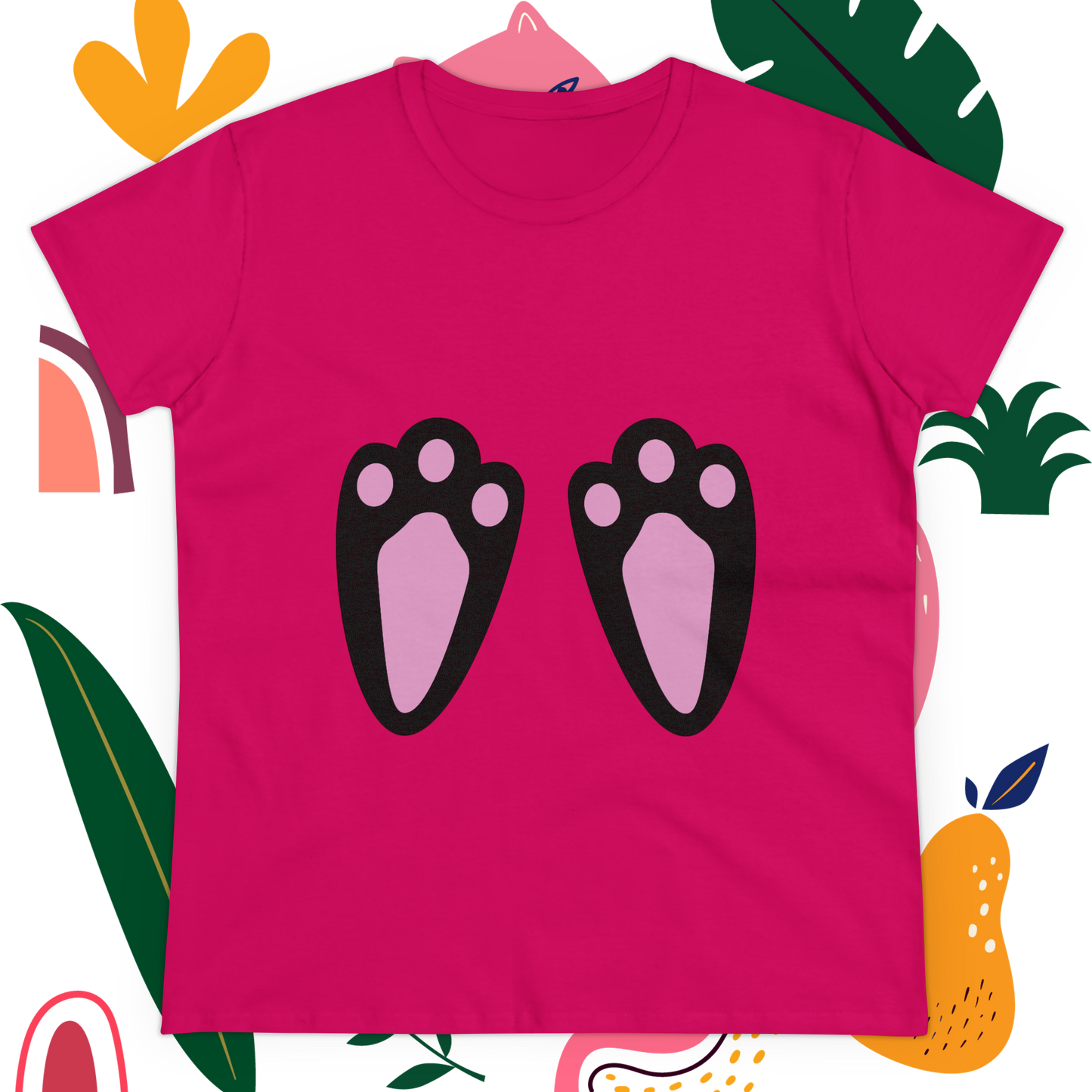 Custom Mockup - Women's Midweight Cotton Tee