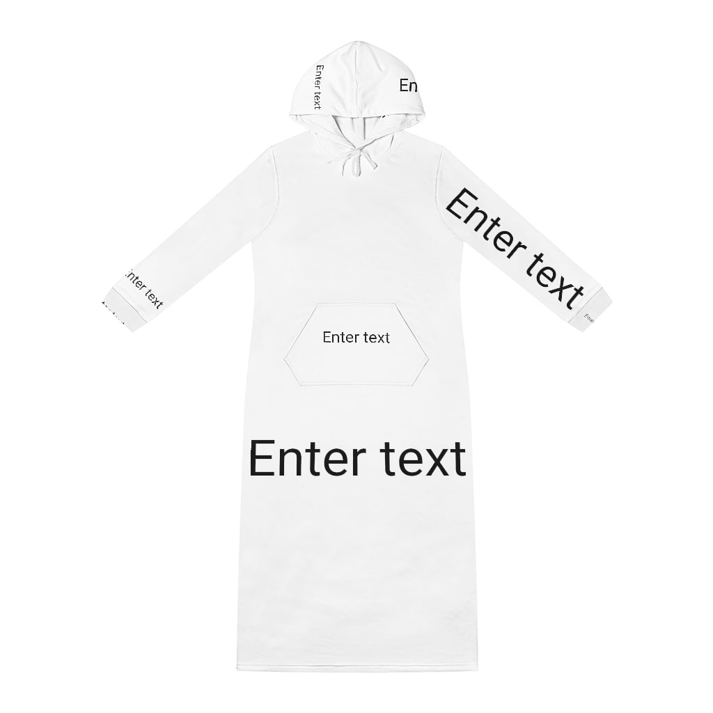 Long Hoodie Dress (AOP)