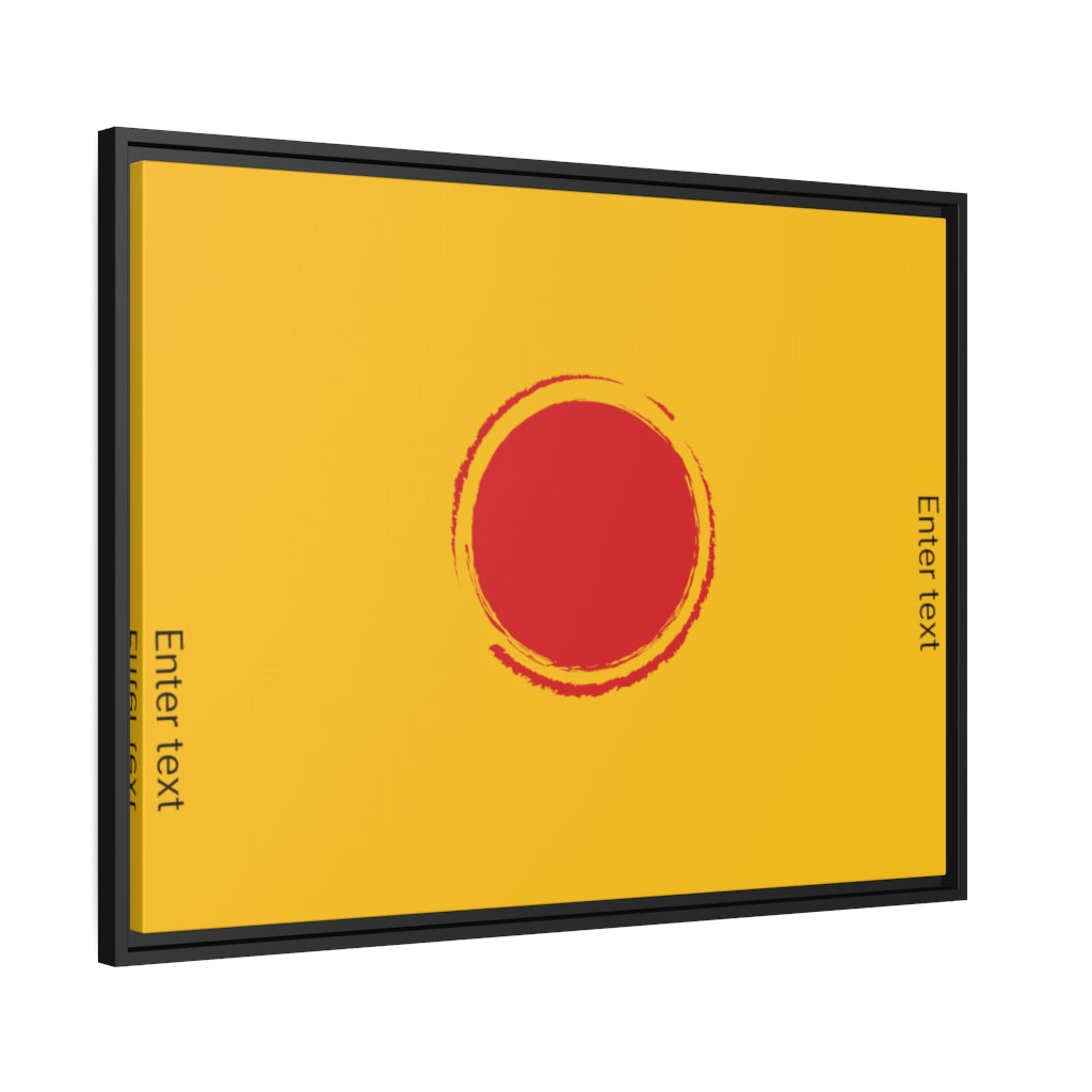 Matte Canvas, Black Frame