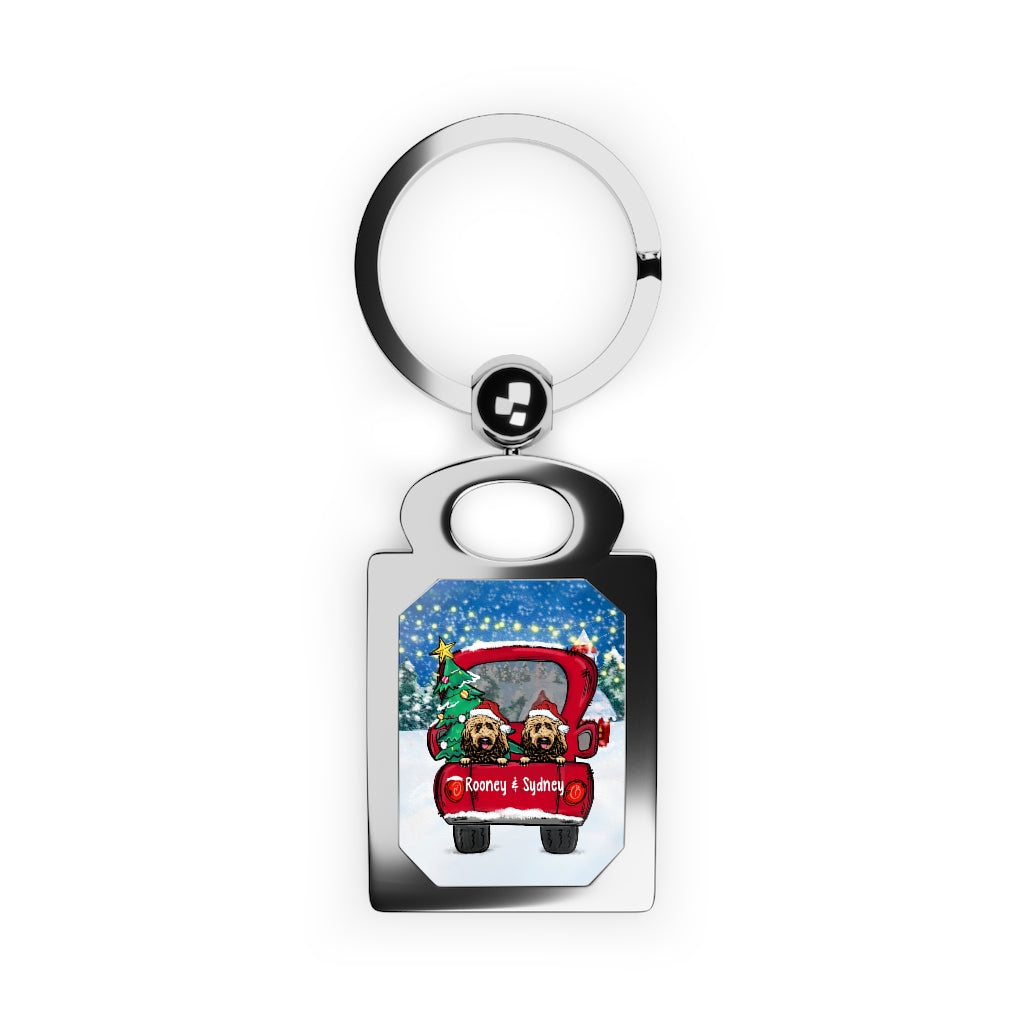 Rectangle Photo Keyring