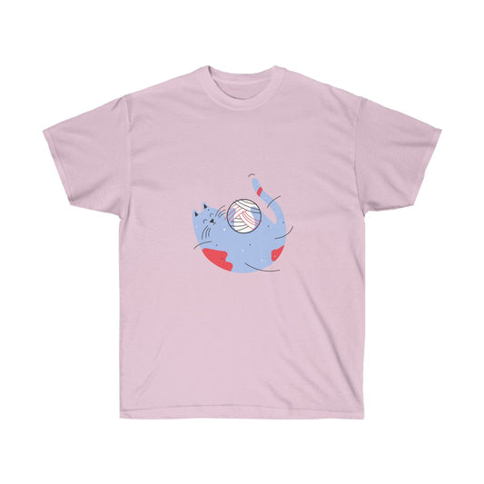 Purple Cat Cotton Tee