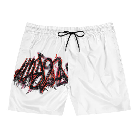 Men's Mid-Length Swim Shorts (AOP)