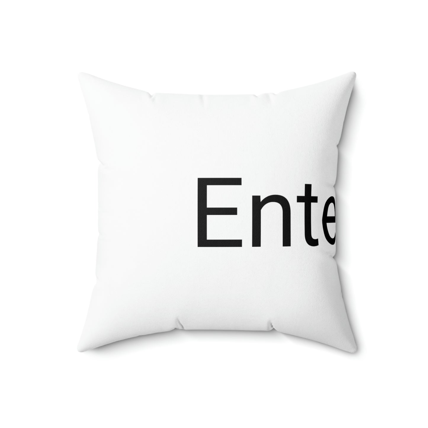 Faux Suede Square Pillow