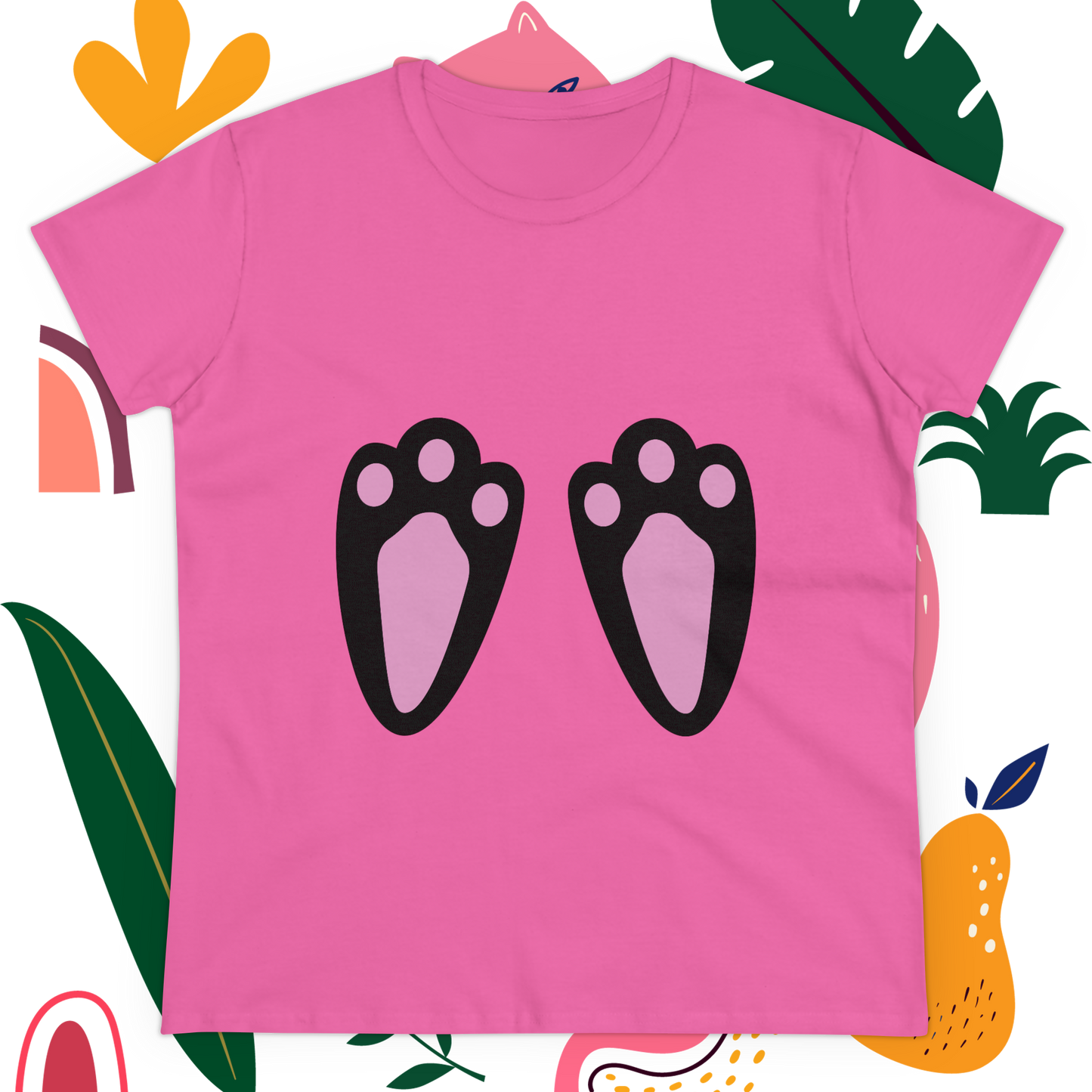 Custom Mockup - Women's Midweight Cotton Tee