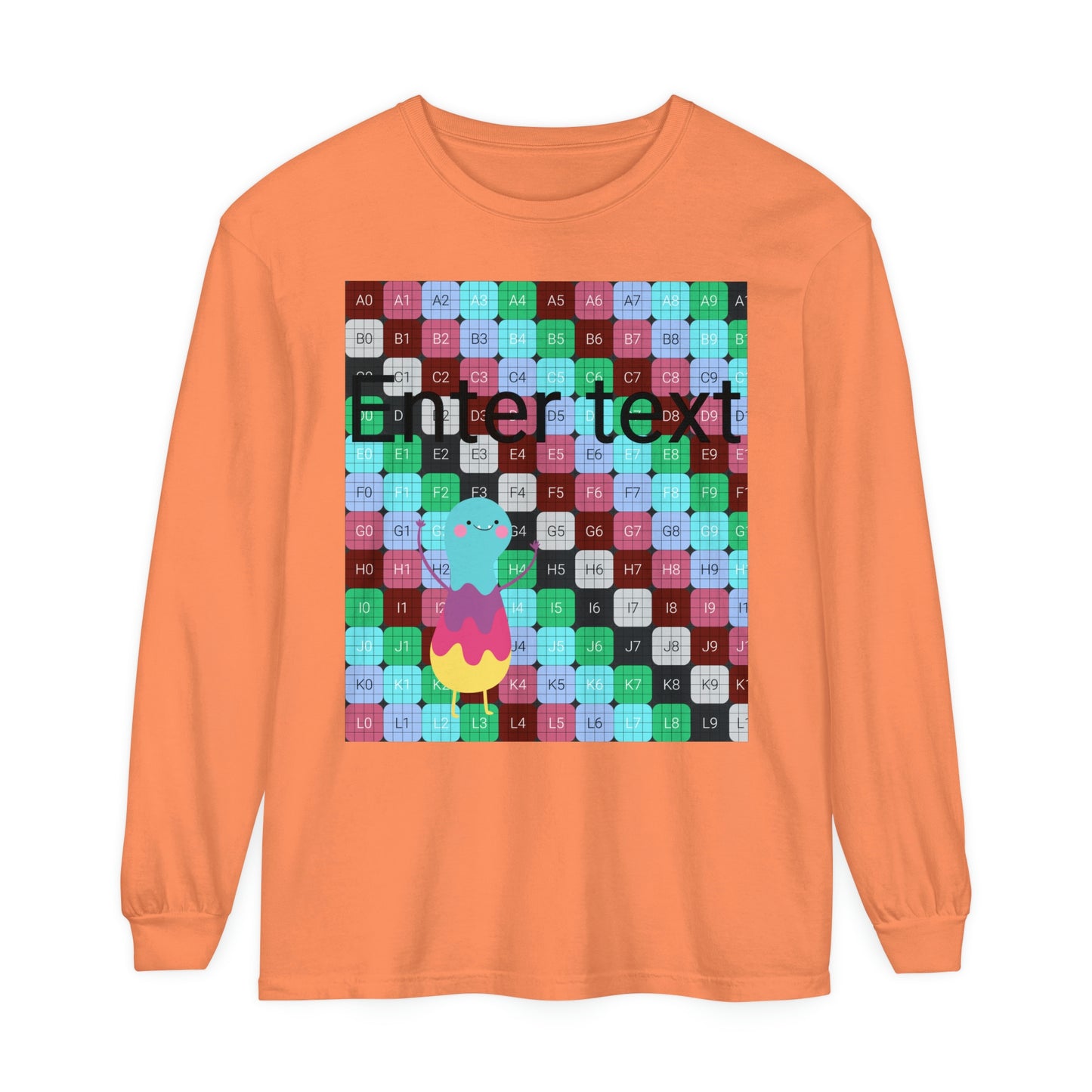 Unisex Garment-dyed Long Sleeve T-Shirt