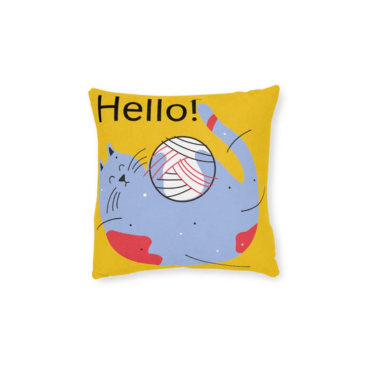 Square Pillow - White Back