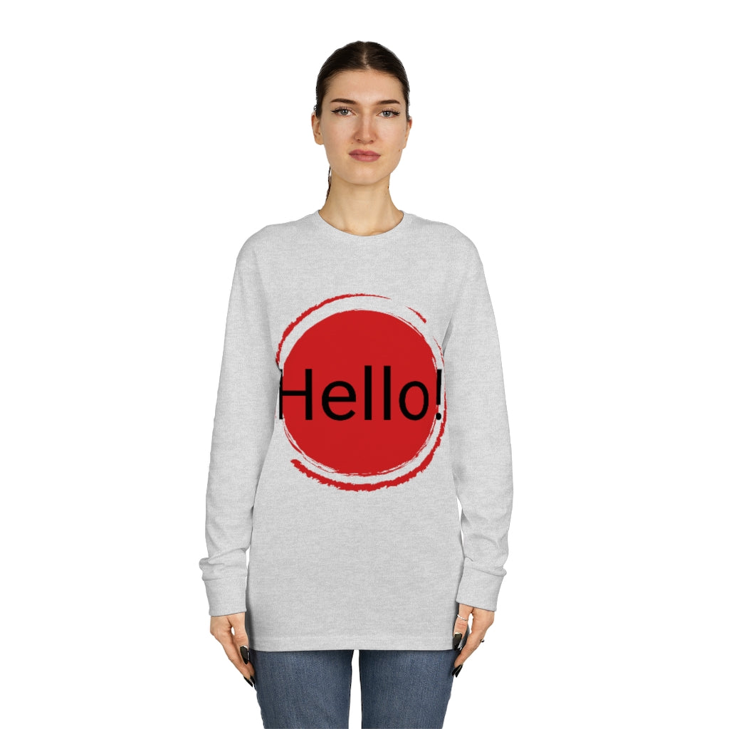 Unisex Long Sleeve Crewneck Tee