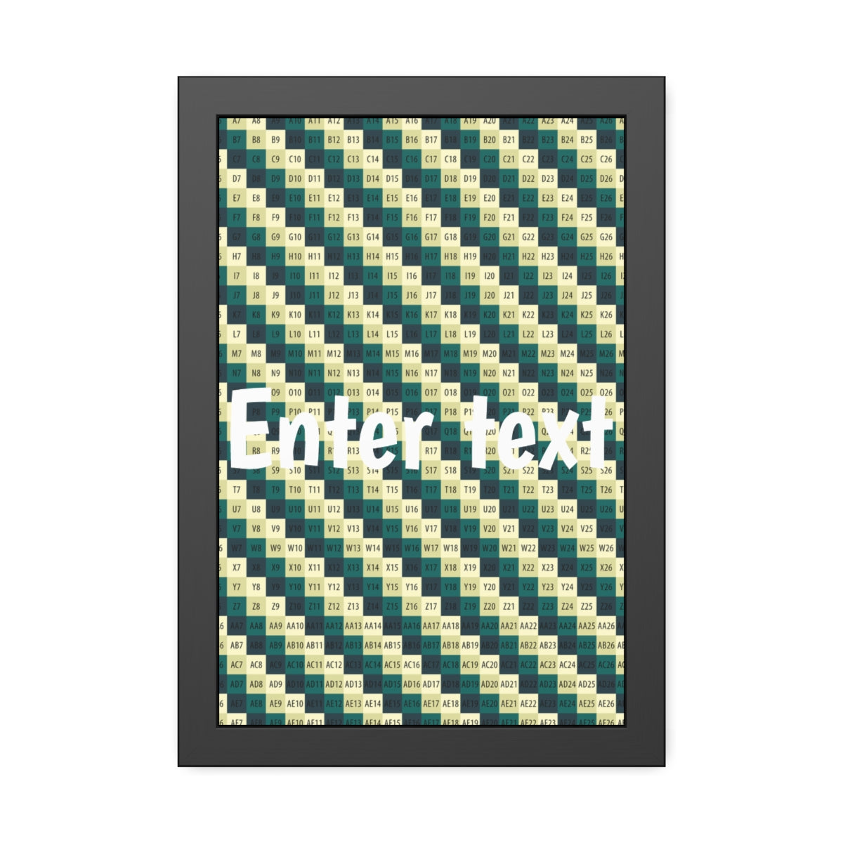 Framed Paper Posters