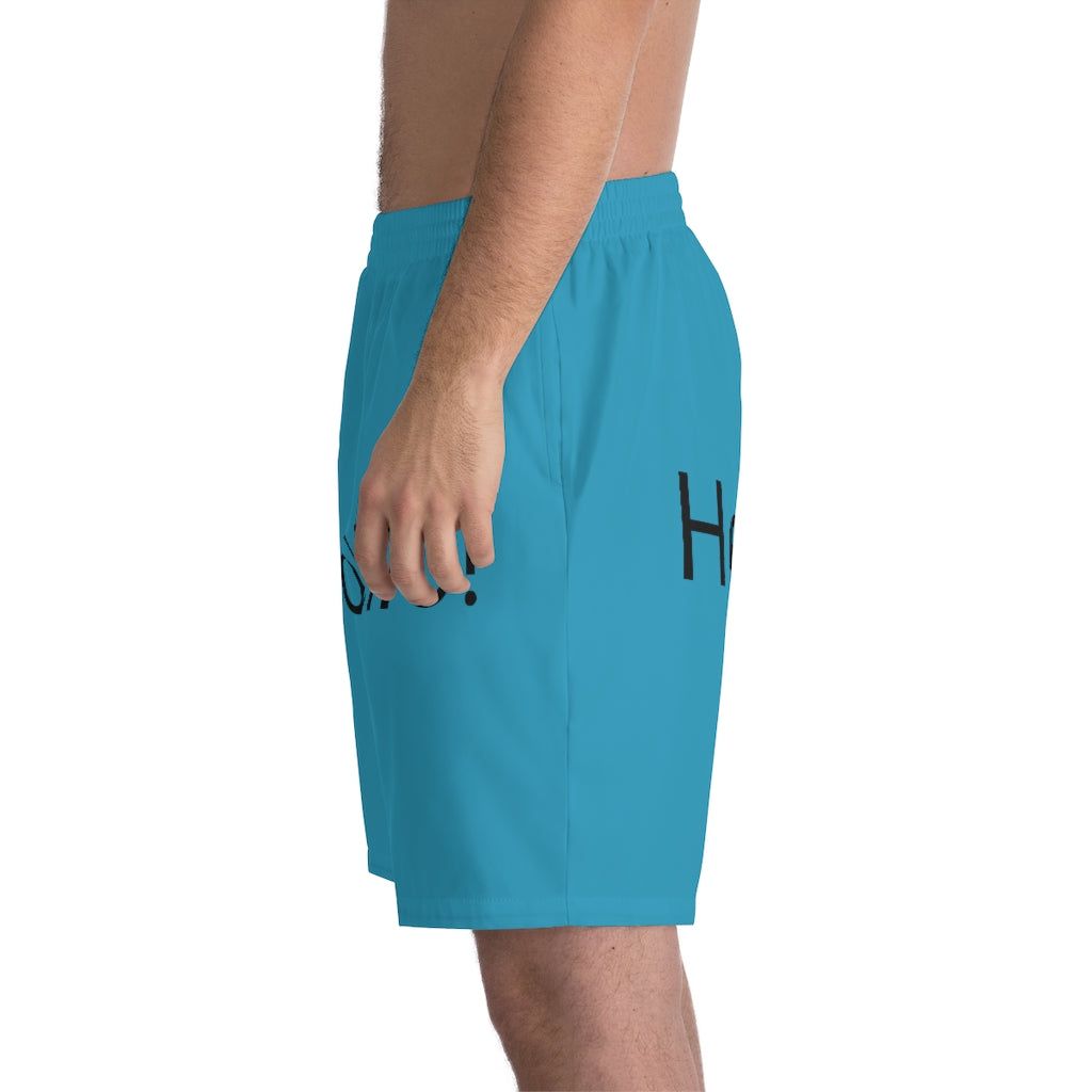 Men's Elastic Beach Shorts (AOP)