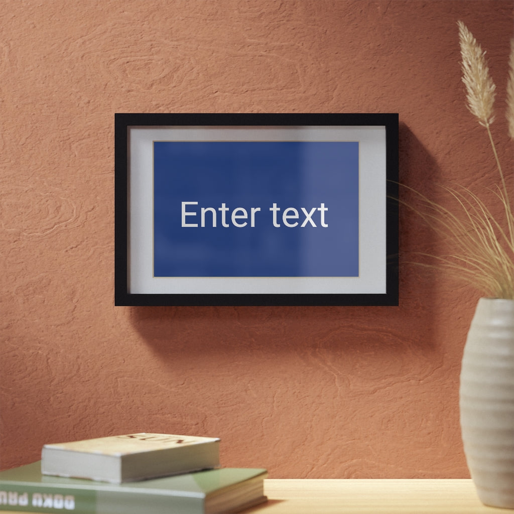 Framed Prints, Black