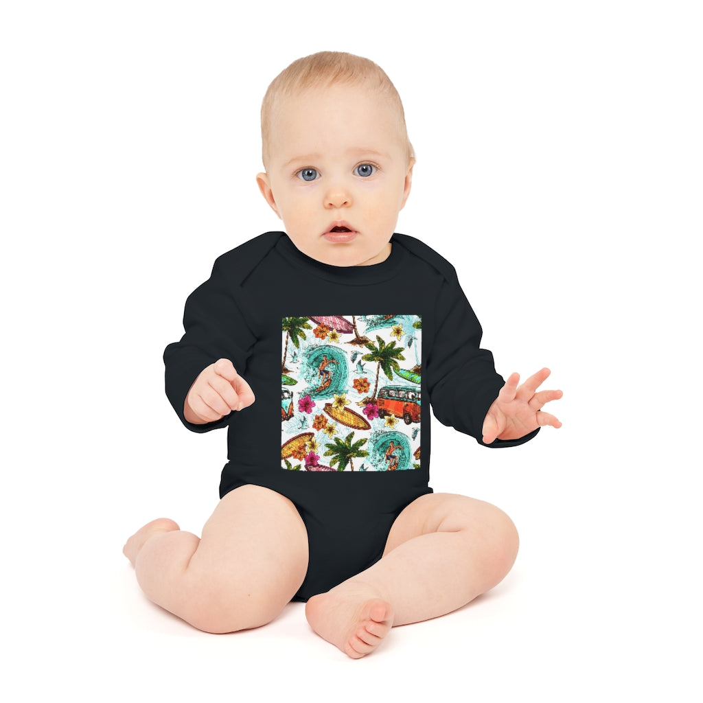Baby Long-Sleeve Organic  Bodysuit
