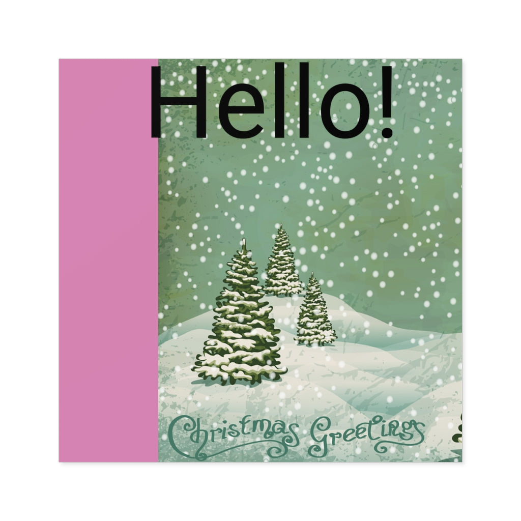 Laminate Stickers, Square